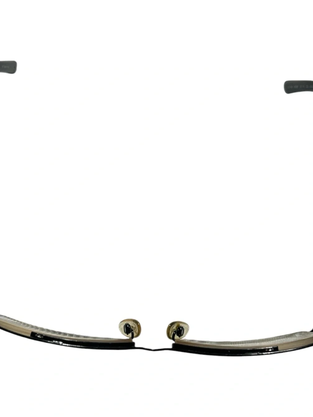 Escada Black Curved Eyeglass Temple Arm
